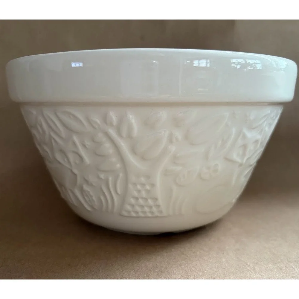 Mason Cash In The Forest Fox Pudding Basin Bowls Cream S36 Set 2 British Baking